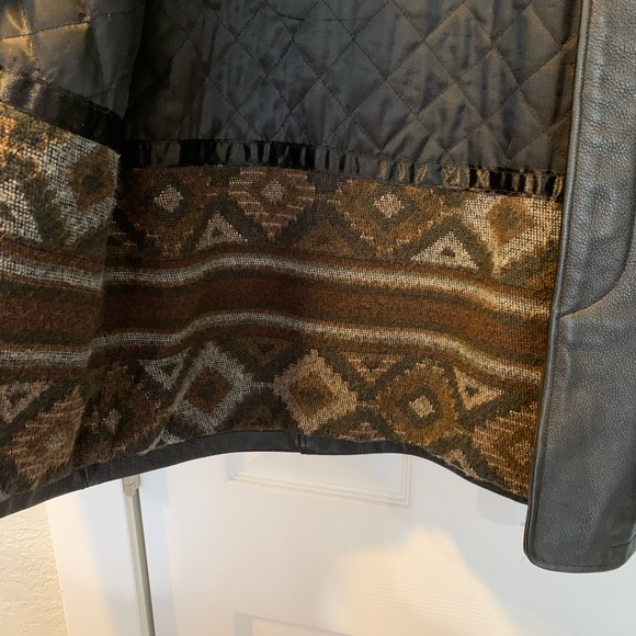 Men’s Black Leather Jacket - Picture 5 of 5